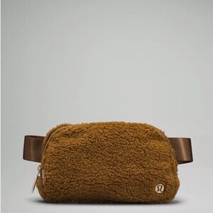 Lululemon Brown Sherpa Belt Bag like new!